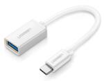 UGREEN CABLU ADAPTOR Ugreen, US154, USB 3.0(M) la USB Type-C(T), 5Gbps, Nickle-Plated , 15cm, alb 30702 (timbru verde 0.08 lei) - 6957303837021
