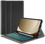 Techsuit Husa Samsung Galaxy Tab A9 cu tastatura magnetica wireless RGBpencil holder Techsuit? CozyTab, ? negru