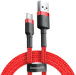 Baseus Cablu de date tip C Baseus, QC3.0, 2A, 2m, rosu, CATKLF-C09