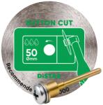 Distar Disc diamantat ButtonCut ultra-subtire pt. mini-polizoare, pt. portelan, 50x0, 8x5, 8 (mm) cu ax prindere 3.2-3.0F, Super Premium - DiStar-11120159106 (DiStar-11120159106) Disc de taiere