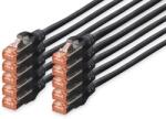 ASSMANN CAT 6 S-FTP patch cable Cu LSZH AWG 27 / 7 length 1 m 10 pieces color black DK-1644-010-BL-10 (timbru verde 0.08 lei)