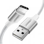 UGREEN - Data Cable Nickel Plating Aluminum Braid (60132) - USB to Type-C, 1.5m - White