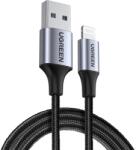 UGREEN Cablu incarcare Lightning, 2.4A Ugreen, 480Mbps, 1m, gri, 60156