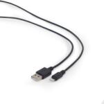 Gembird CABLU alimentare si date GEMBIRD, pt. smartphone, USB 2.0 (T) la Lightning (T), 1m, negru, CC-USB2-AMLM-1M (timbru verde 0.08 lei)