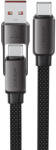 ACEFAST Cablu de date USB, Type-C 2in1, 60W, 3A Acefast, C13-05, 0.2m