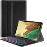 Techsuit Husa Samsung Galaxy Tab A7 Lite cu tastatura magnetica wireless RGB Techsuit? CozyTab, ? negru