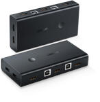 UGREEN Switch video+audio HDMI 4K, USB Ugreen, negru, 50744
