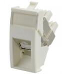 Molex Conector inclinat, 1xRJ45 STP cat. 6A, 22.5x45 PowerCat, alb, (compatibil Legrand Mosaic) - Molex MLG-00030-02