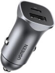 UGREEN Incarcator auto tip C, USB 18W Ugreen, argintiu, 30780
