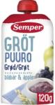 Semper Овесена каша Semper - Пауч с боровинка и ябълка, 120 g (6907) - baby