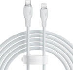 Baseus CABLU alimentare si date Baseus Pudding, Fast Charging Data Cable pt. smartphone, USB Type-C la Iphone Lightning 20W, 1.2m, alb P10355701221-00 (timbru verde 0.08 lei) - 6932172634216