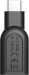 RaidSonic CABLU alimentare si date Icy Box, pt smartphone USB 3.2 Type-C Gen 1 (M) la USB 3.2 Type-A Gen 1 (F), plastic, negru, IB-CB003 (timbru verde 0.08 lei)
