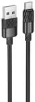 BOROFONE CABLU alimentare si date Borofone BX106, Fast Charging Data Cable pt. smartphone, USB la USB Type-C 3A, 1m, negru 6941991113482 (timbru verde 0.18 lei)