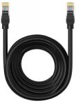 Baseus PATCH CORD UTP Baseus Cat5, fire din cupru, round cable, viteza maxima 1 Gbps, PVC, 10m, negru B00133206111-07 (timbru verde 0.08 lei) - 6932172637057