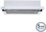 Candy Hota incorporabila Candy CBT60RWG, Supapa fara retur, Iluminare LED, 2 viteze, Absorbtie 402 m³/h, 60 cm, Clasa C, Alba (8059019088563) Hota