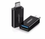 UGREEN ADAPTOR Ugreen, US173, USB 3.0(M) la USB Type-C(T), 5Gbps, PVC, negru 20808 (timbru verde 0.08 lei) - 6957303828081