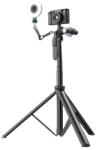 Techsuit Selfie stick Bluetooth cu trepied stabil Techsuit C05, 205cm