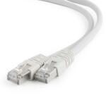 Gembird PATCH CORD S / FTP GEMBIRD Cat6a, LSZH, cupru, 0.5 m, gri, AWG27, dublu ecranat PP6A-LSZHCU-0.5M (timbru verde 0.08 lei)