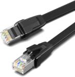 UGREEN PATCH CORD U / FTP Ugreen Cat8, NW134 fire din cupru, flat cable, viteza maxima 40 Gbps, 1m, negru 10980 (timbru verde 0.18 lei) - 6957303819805