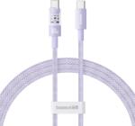 Baseus CABLU alimentare si date Baseus Gem, Fast Charging Data Cable pt. smartphone, USB Type-C la USB Type-C 100W, 2m, mov P10373000511-01 (timbru verde 0.08 lei) - 6932172658823