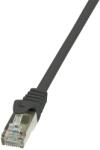 LogiLink PATCH CORD FTP LOGILINK Cat5e, cupru-aluminiu, 5 m, negru, AWG26, ecranat CP1073S (timbru verde 0.18 lei)