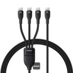 Baseus Cablu de date tip C 3in1 Baseus 100W, 1.5m, negru, P10377503111-00