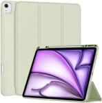 Techsuit Husa iPad Air 13 (2024) Techsuit Flex Trifold Pen, verde deschis