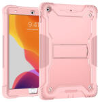 Techsuit [Pachet 360°] Husa + folie sticla iPad 7 10.2 (2019) Techsuit Rugged TabShell, roz