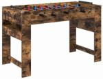  Маса за футбол Опушен дъб 125 x 60, 5 x 80 см