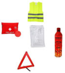 Autoline Set KTEO Siguranță Auto cu Farmacie Extinctor Triunghi de Siguranță și Vestă Reflectorizantă 11108SET. 2 (11108SET.2)