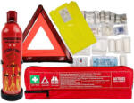 Auto Gs Set de Urgență Auto cu Trusă Medicală, Stingător, Triunghi de Siguranță & Vestă Reflectorizantă 30852 (30852)