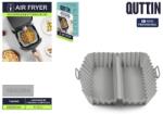 Quttin airfryer szilikon négyzet alakú alátét szeparátorral, 20 cm (1019979357)