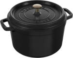Staub Oală La Cocotte înaltă 4, 8 l neagră de fontă (40502-285-0)