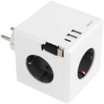 Hepol Adaptor Hepol CUB cu 3 prize Schuko și porturi USB (1116776)