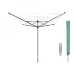 Brabantia Uscator rufe exterior Brabantia Lift-O-Matic 60m, frigarui metalice pentru sapat sau betonare, carcasa 90300270 (90300270)