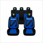 AutoHelix MSA Set Huse Scaune Universale Nero Albastru Personalizate cu Skoda (NER108818.16)