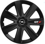 AutoHelix MSA Set 4 Capace Roti GTX Negru Carbon Opel, R14 (GTX16)