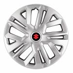 AutoHelix MSA Set 4 Capace Roti 16 inchi (R16) Raven Gri, Compatibile Cu Suzuki (1889)