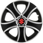 AutoHelix MSA Set 4 Capace Roti 16 inchi (R16) Bis Gri-Negru, Compatibile Cu Suzuki (3252)