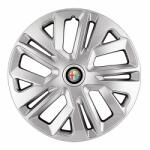 AutoHelix MSA Set 4 Capace Roti 16 inchi (R16) Raven Gri, Compatibile Cu Alfa Romeo (1774)