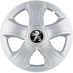 AutoHelix MSA Set 4 Capace Roti 16 inchi (R16) Bis Gri, Compatibile Cu Peugeot (13479)