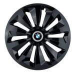 AutoHelix MSA Set 4 capace roti Fox negru R15 Compatibil Cu BMW (10094)