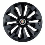 AutoHelix MSA Set 4 capace roti Fox negru R16 Compatibil Cu Alfa Romeo (10089)