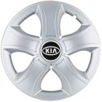AutoHelix MSA Set 4 Capace Roti 15 inchi (R15) Bis Gri, Compatibile Cu Kia (13438)