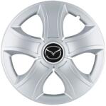AutoHelix MSA Set 4 Capace Roti 16 inchi (R16) Bis Gri, Compatibile Cu Mazda (13455)