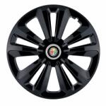 AutoHelix MSA Set 4 Capace Roti Terra Negru R16, pentru Alfa Romeo (14223)