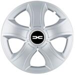 AutoHelix MSA Set 4 Capace Roti 15 inchi (R15) Bis Gri Compatibile Cu Dacia Nou (20259)