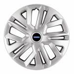 AutoHelix MSA Set 4 Capace Roti 15 inchi (R15) Raven Gri, Compatibile Cu Volvo (1894)