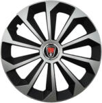 AutoHelix MSA Set 4 Capace Roti 16 inchi (R16) Fame Gri-Negru, Compatibile Cu Range Rover (1994)