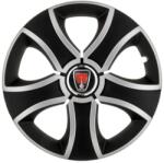 AutoHelix MSA Set 4 Capace Roti 15 inchi (R15) Bis Gri-Negru, Compatibile Cu Range Rover (32227)